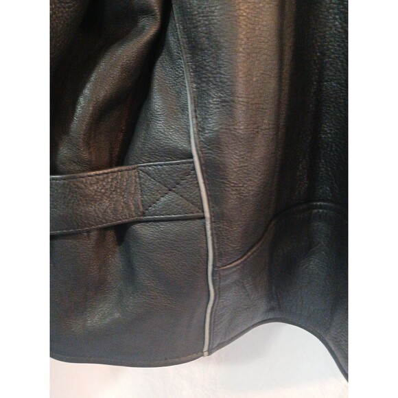 Unik Genuine Leather Ladys/Motorcycle Jacket  4XL Ultra Zip DetachLinning/Black - Picture 10 of 16